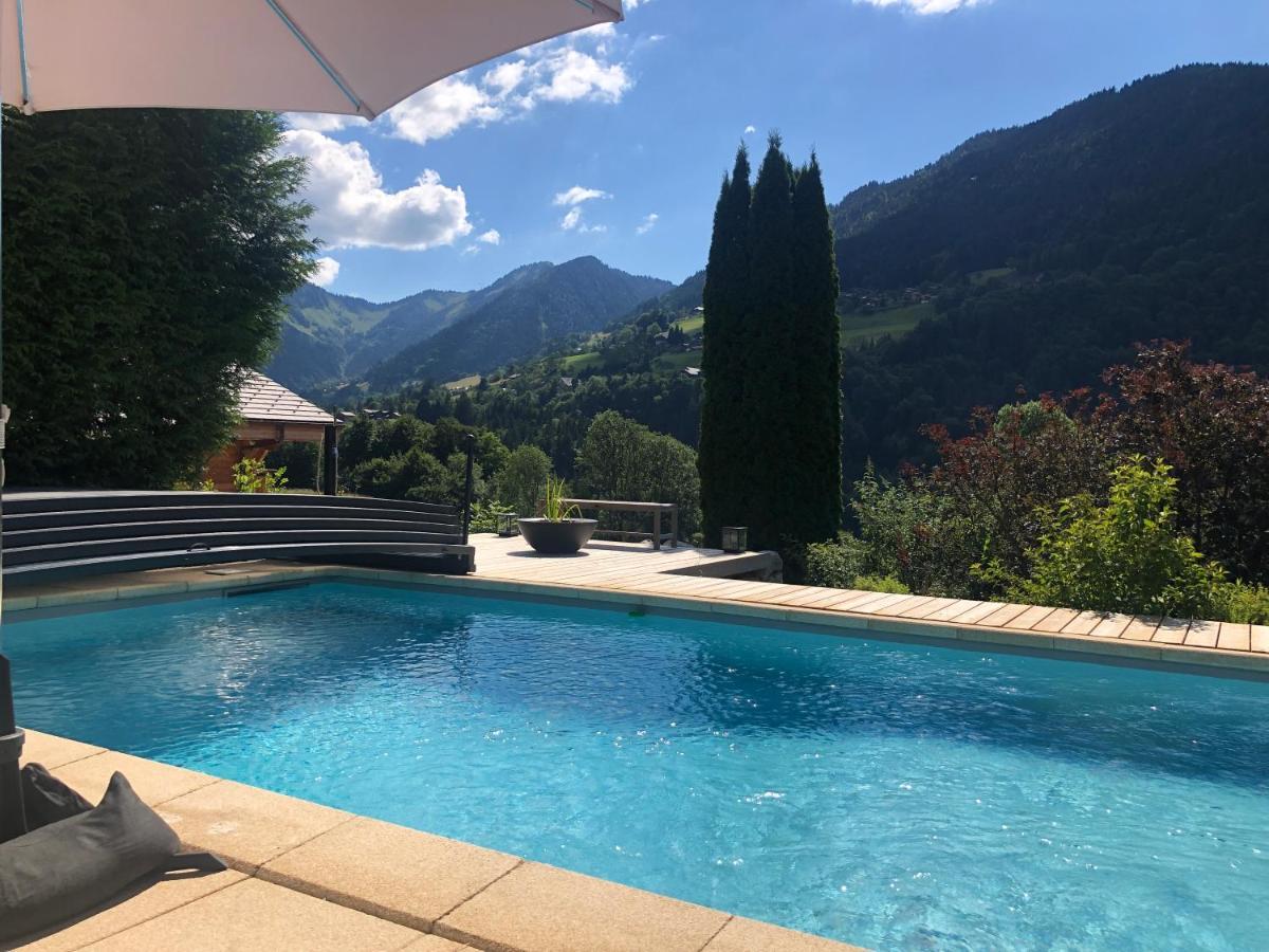 L'Ours Blanc Lodge Le Biot Exteriör bild