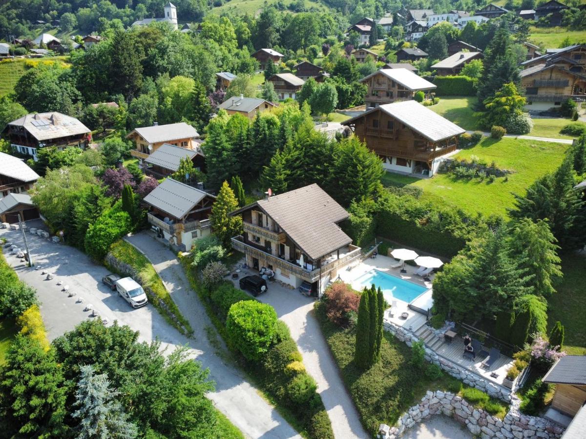 L'Ours Blanc Lodge Le Biot Exteriör bild