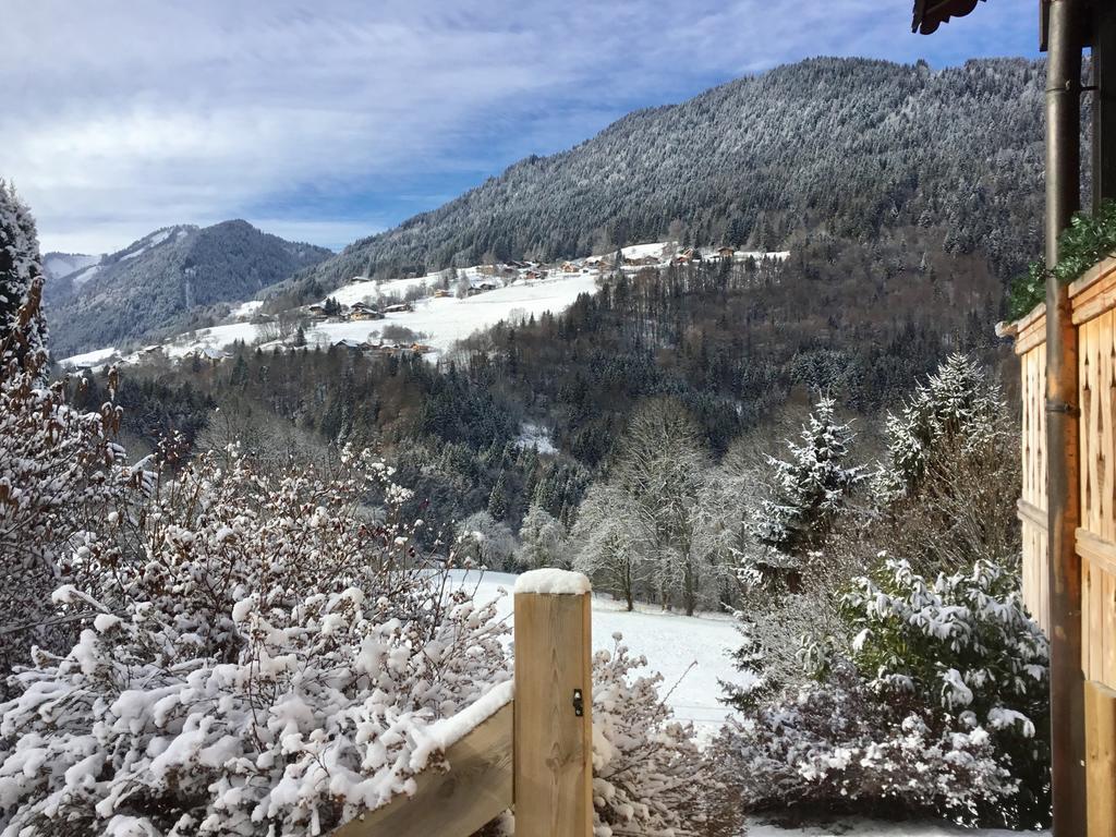 L'Ours Blanc Lodge Le Biot Exteriör bild